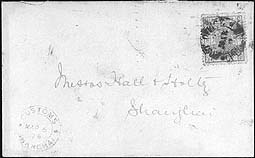 Envelope from Chinkiang to Shanghai